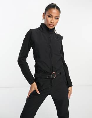 Protest Sunna sleeveless snowsuit in black | ASOS