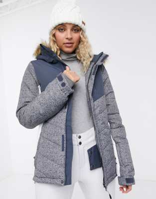 grey winter parka