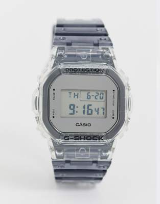 фото Прозрачные цифровые часы g-shock tough-очистить casio