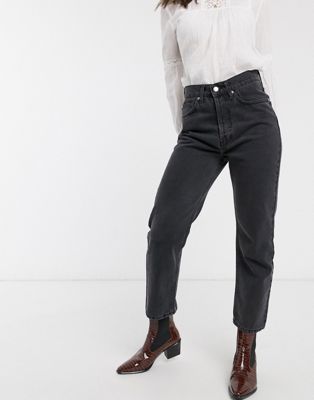 фото Прямые джинсы с завышенной талией bolongaro trevor-черный