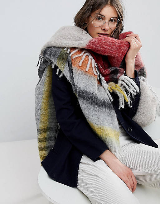 PS by Paul Smith Checked Blanket Scarf
