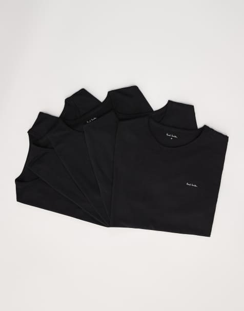PS Paul Smith 5 pack regular fit t-shirt in black