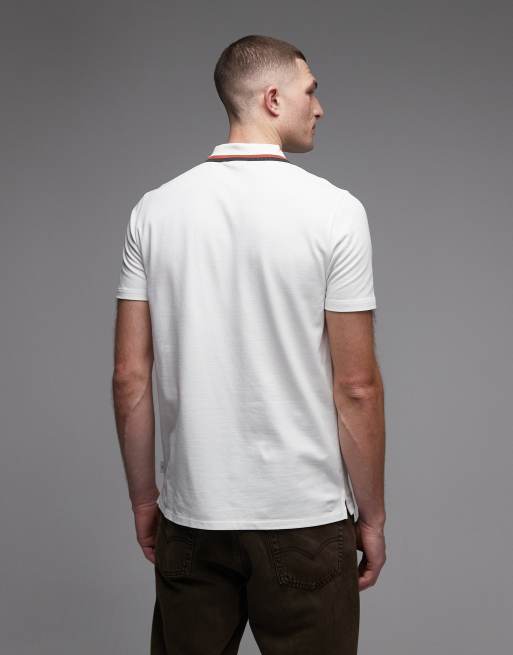 PS Paul Smith – Biały T-shirt polo z suwakiem pod szyją, 3 z 5
