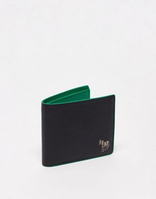 PS Paul Smith bilfold wallet in black with contrast edging