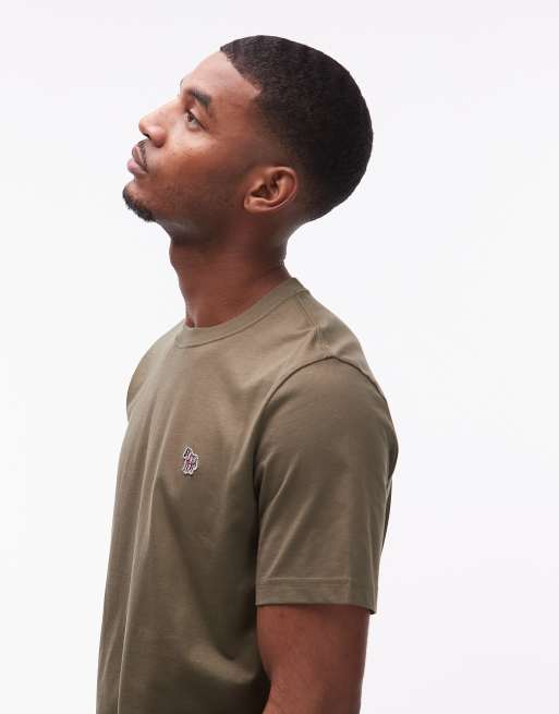 PS Paul Smith – Brązowy T-shirt z krótkimi rękawami, 4 z 5