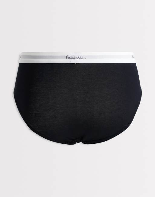 PS Paul Smith brief 3 pack with white waistband in black, 3 of 3