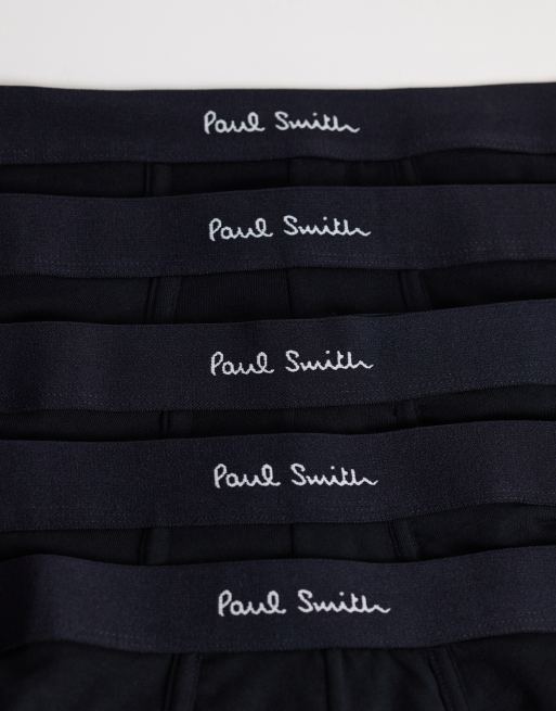 PS Paul Smith briefs 5 pack with black waistband in black, 2 of 3