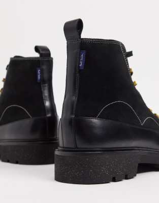 paul smith black boots