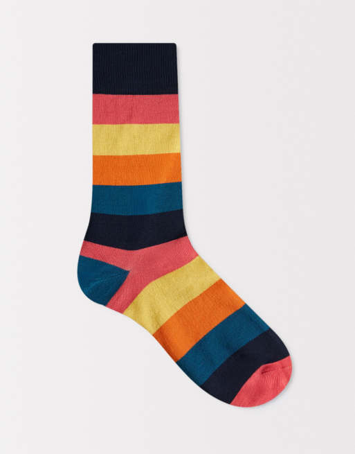 PS Paul Smith - Calzini a righe multicolore