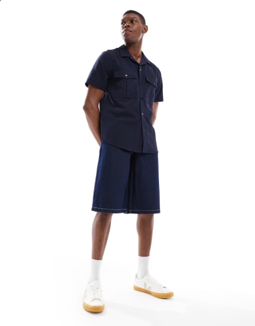 PS Paul Smith casual fit shirt in navy, 3 of 4