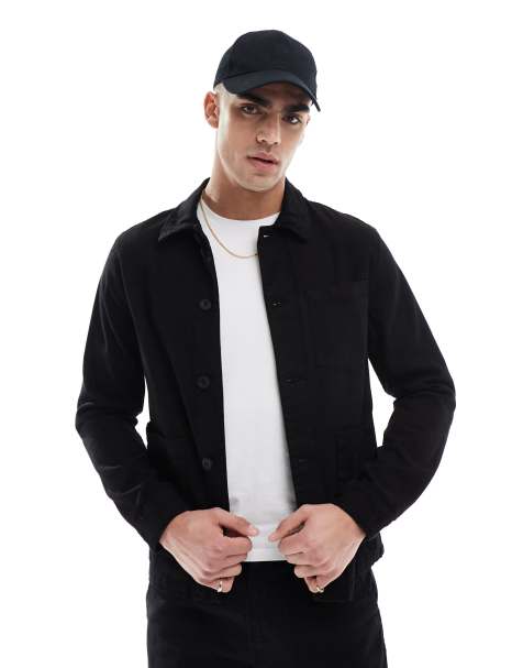 PS Paul Smith casual shacket co-ord in black - view 1