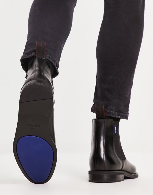 sæt ind dejligt at møde dig Sygeplejeskole PS Paul Smith Cedric chelsea boots in black | ASOS