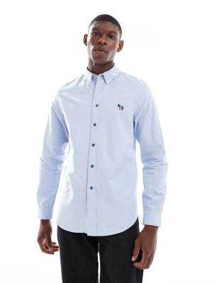 Chemise Paul Smith Mainline - Taille M - Coton Rayé Bleu - Neuf Avec étiquettes - Fabriqué En Italie