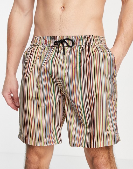 PS Paul Smith classic stripe swim shorts in multi
