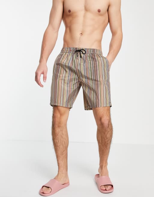 Paul smith classic stripe cheap swim shorts