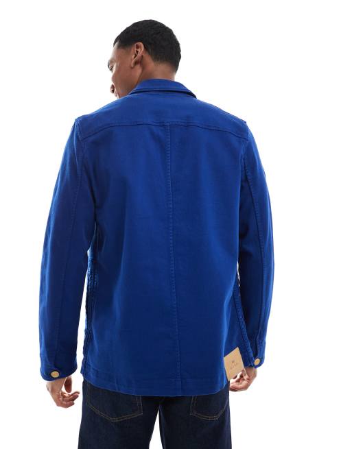 PS Paul Smith colored button down jacket in blue | ASOS