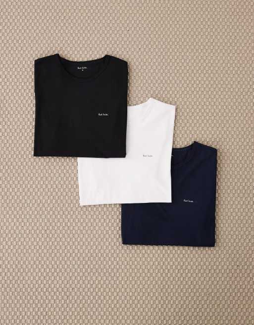 PS Paul Smith - Confezione da 3 T-shirt multicolore con logo