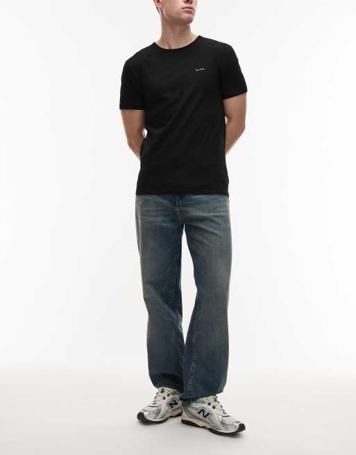 PS Paul Smith - Confezione da 3 T-shirt vestibilità classica nere, 3 di 5