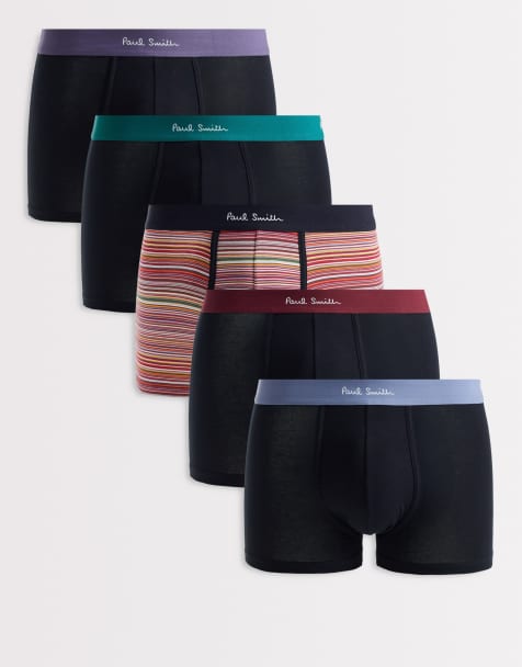 PS Paul Smith - Confezione da 5 paia di boxer aderenti a righe multicolore - view 1