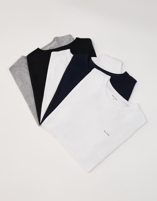 PS Paul Smith - Confezione da 5 T-shirt vestibilità classica multicolore