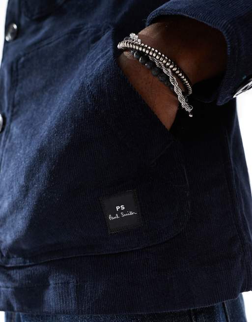 PS Paul Smith cord chore jacket in navy | ASOS