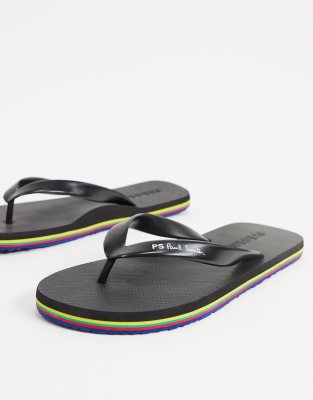 PS Paul Smith Dale flip flops black | ASOS