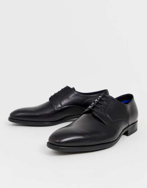 PS Paul Smith Daniel leather derby shoes in black | ASOS