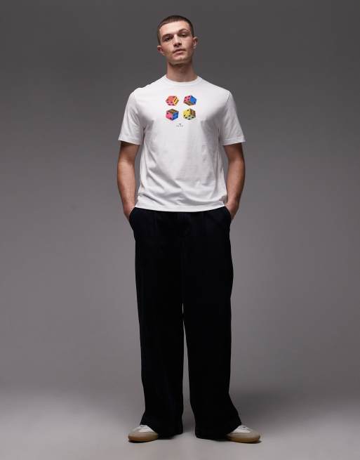 PS Paul Smith dice printed t-shirt in white, 2 of 5