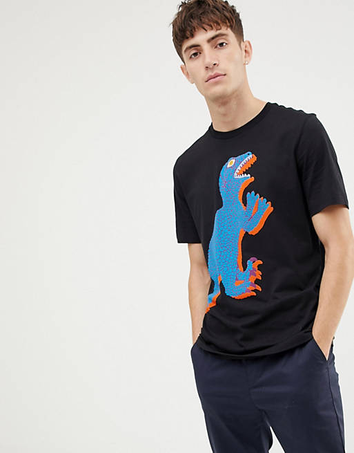 PS Paul Smith dino large print t-shirt in black | ASOS