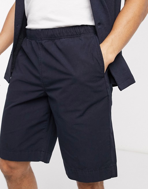 PS Paul Smith elasticated waist band shorts in navy