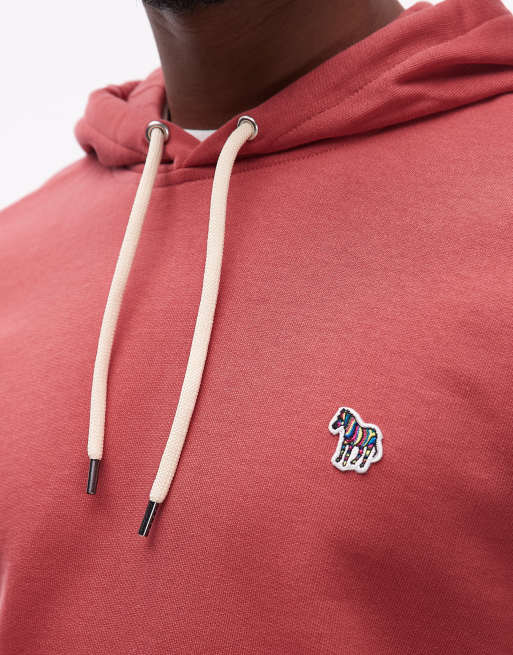 PS Paul Smith - Felpa con cappuccio e logo a zebra rossa, 5 di 5