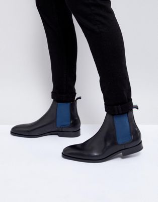 paul smith black chelsea boots