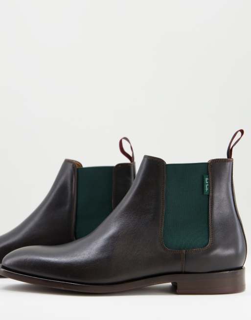 PS Paul Smith – Gerald – Lederstiefel in Dunkelbraun
