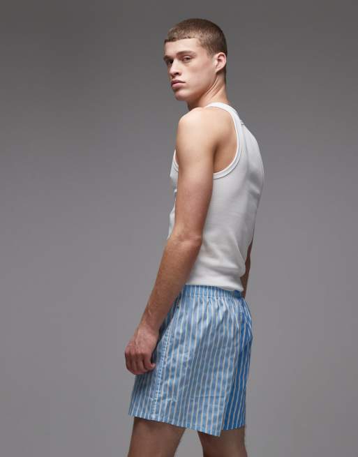 PS Paul Smith – Gestreifte Boxershorts in Blau, 2 von 3