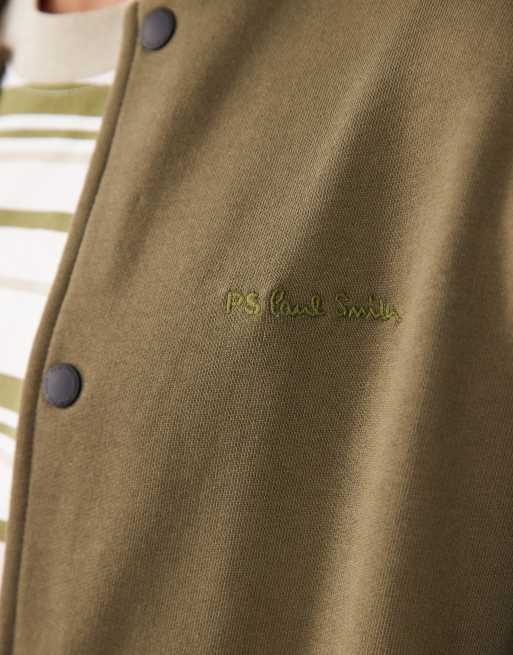 PS Paul Smith - Giacca bomber vestibilità classica kaki, 3 di 5