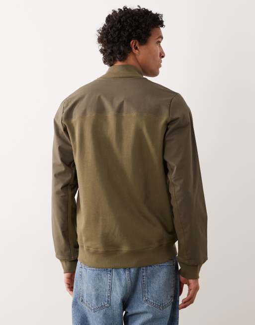 PS Paul Smith - Giacca bomber vestibilità classica kaki, 4 di 5