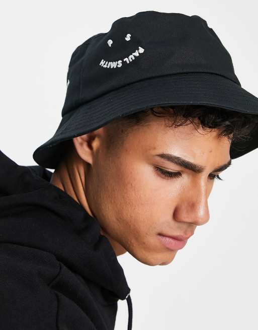 Paul Smith Black PS Happy Bucket Hat