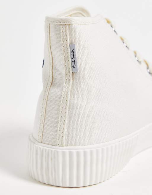 PS Paul Smith happy high top sneakers in white ASOS