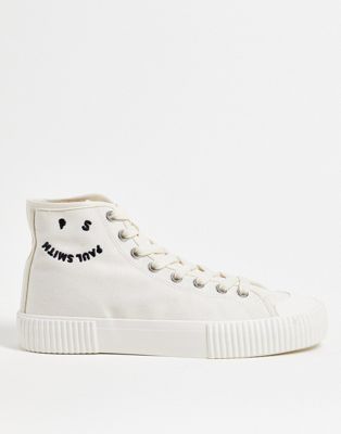PS Paul Smith happy high top trainers in white
