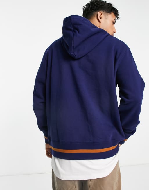 PS Paul Smith happy overhead hoodie in navy