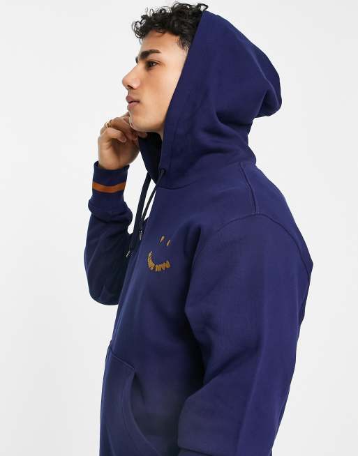 PS Paul Smith happy overhead hoodie in navy