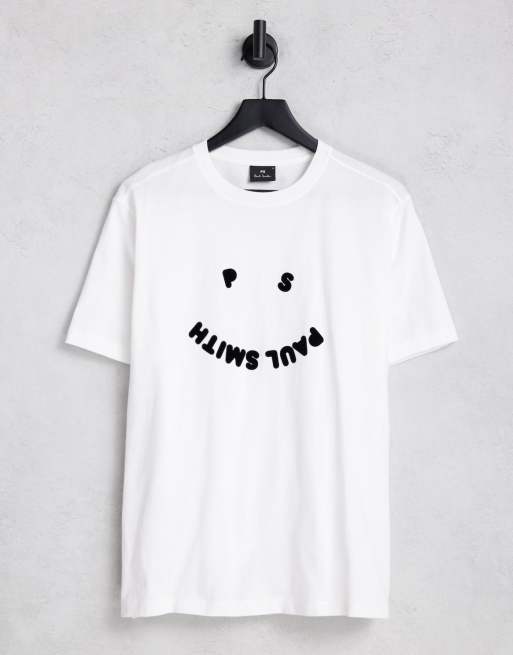 PS Paul Smith happy t-shirt in white 