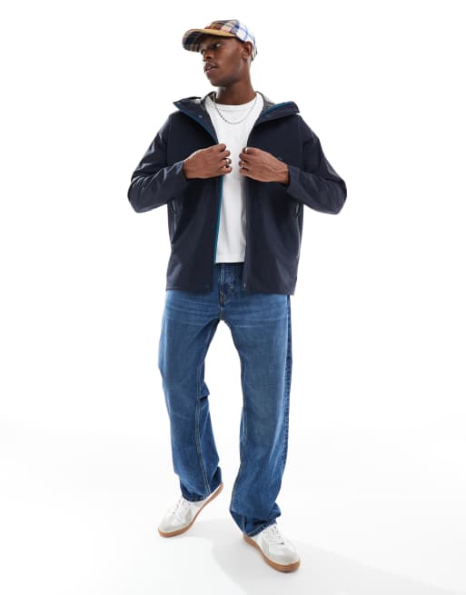 PS Paul Smith hooded jacket with logo in navy | ASOS