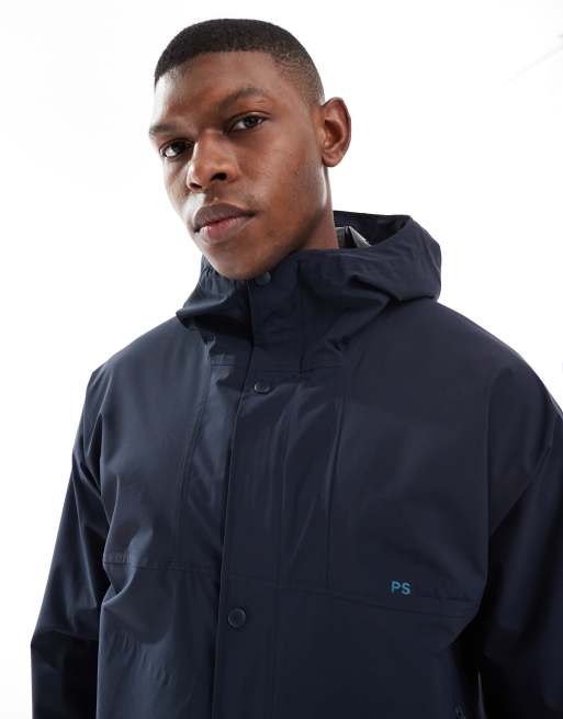 PS Paul Smith hooded jacket with logo in navy | ASOS
