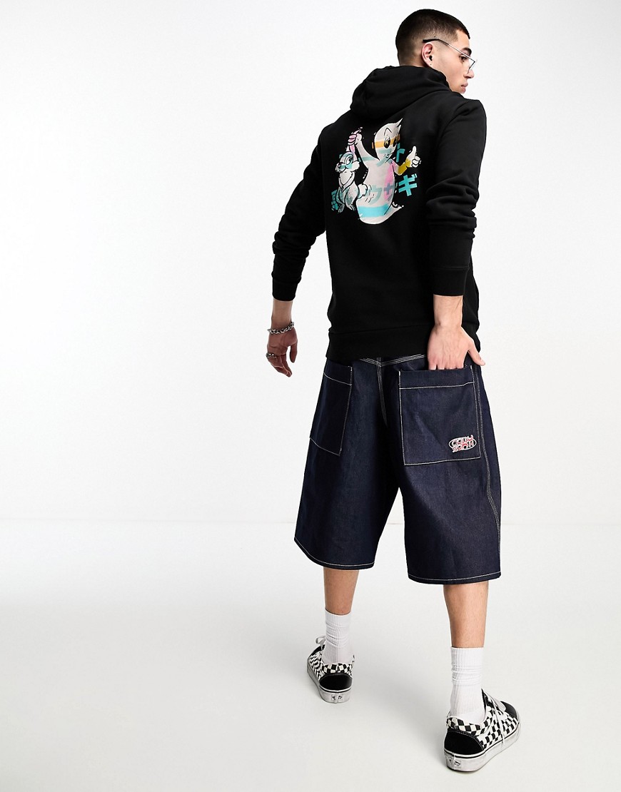 PS Paul Smith hoodie with ghost back print in black