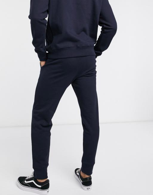 Homme Bas De Jogging Gris Logo Zèbre En Coton