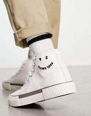 PS Paul Smith Kibby hi top trainers in white