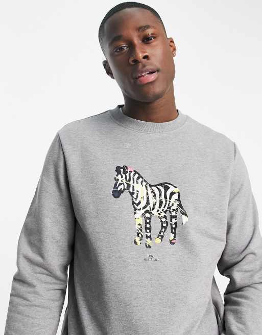 Paul smith grey zebra sweatshirt new arrivals