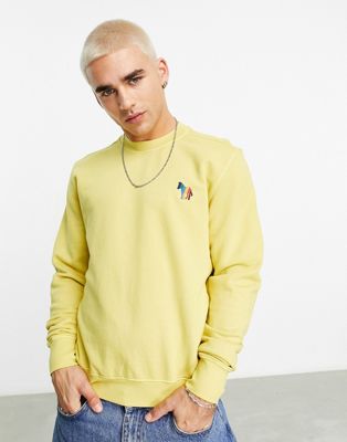 PS Paul Smith logo sweatshirt in yellow - ASOS Price Checker