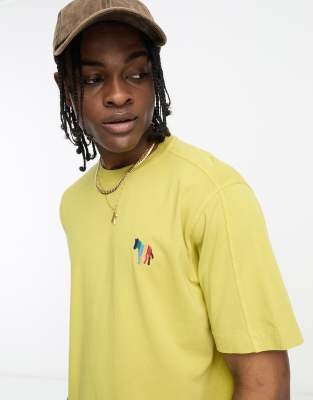 logo t-shirt in yellow